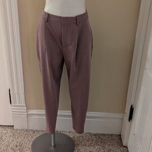 Banana Republic pink curvy high-rise tapered pants size 4
